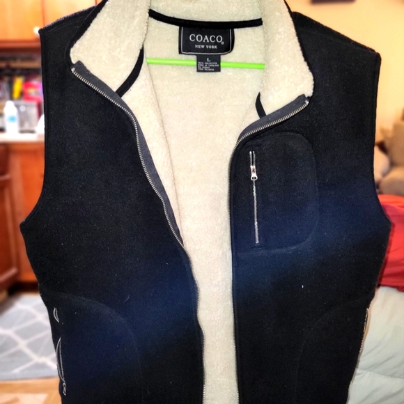 Coaco New York Jackets & Blazers - NWOT Vintage Coaco New York Fleece Vest